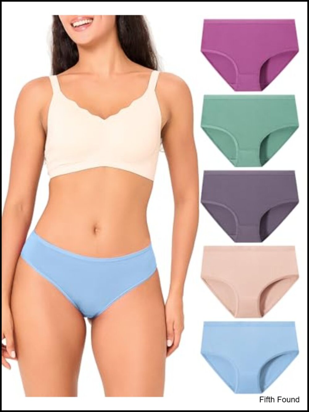 Bamboo Viscose Bikini Briefs Soft Breathable Underwear